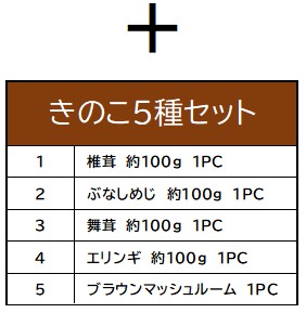 菌茸セットアイテム